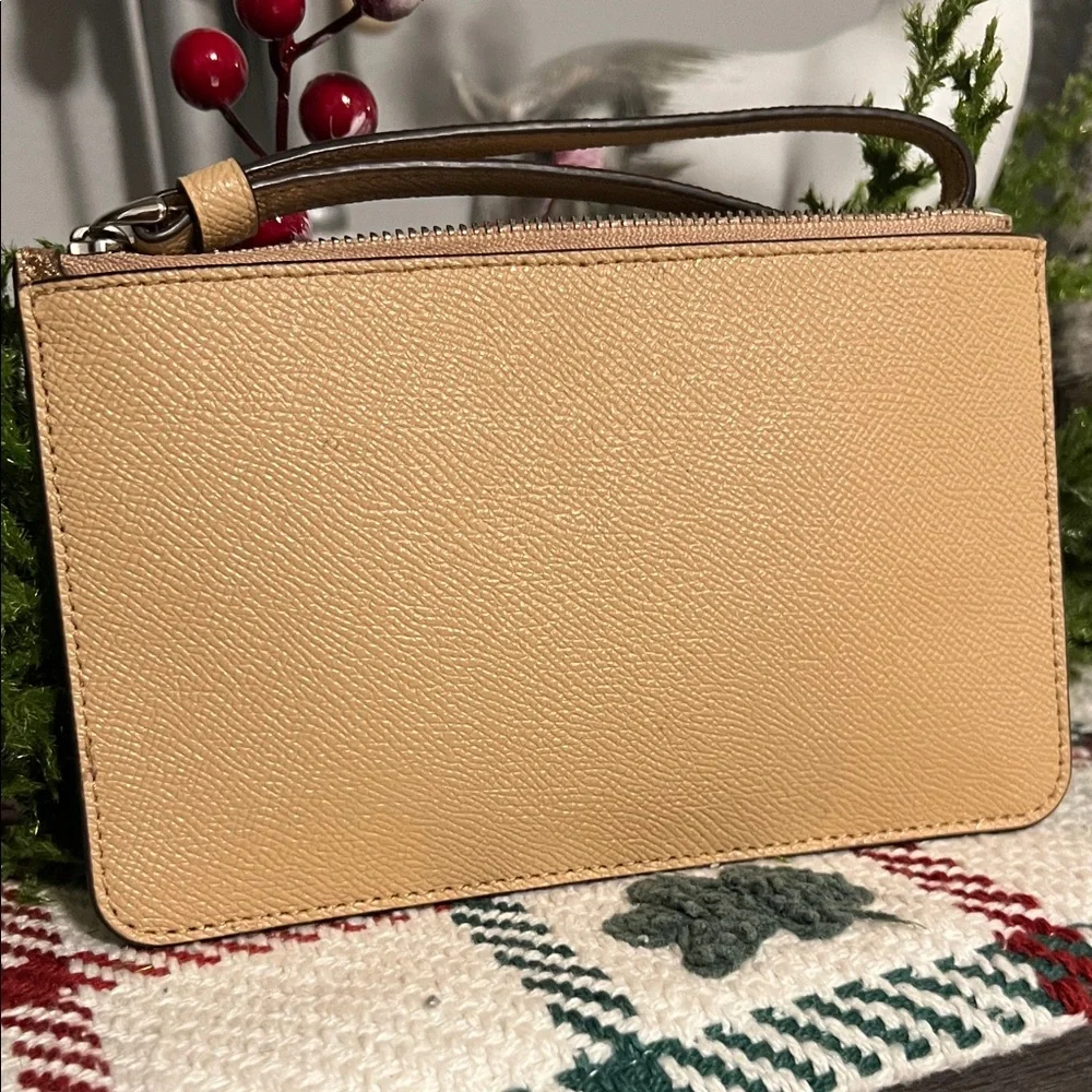 Coach Sparkling Gold Wristlet